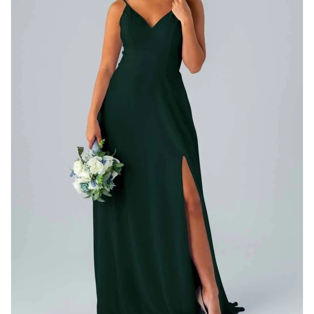 Kennedy Blue Forrest Green dress